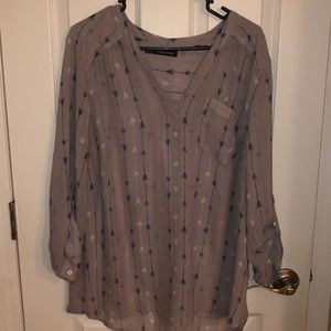 Maurices Lavender Blouse